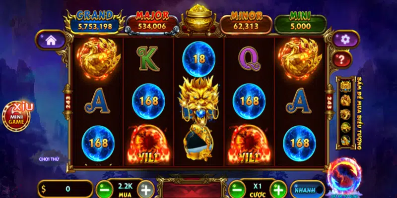 Slot game kho báu rồng