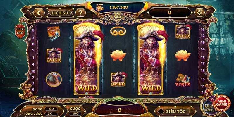 Slot game vua hải tặc